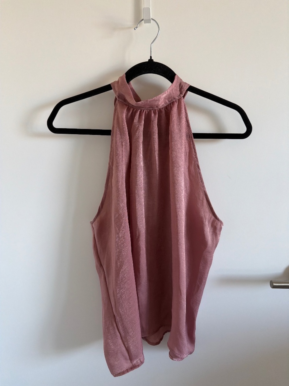 Twelve Thompson Pink Halter Sleeveless Blouse Size S